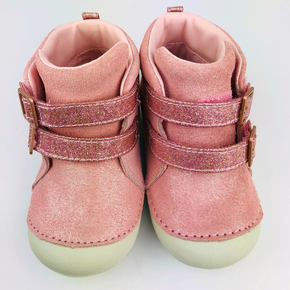 Stride Rite Toddler Rose Gold Hightop Sneaker Sz. 6M